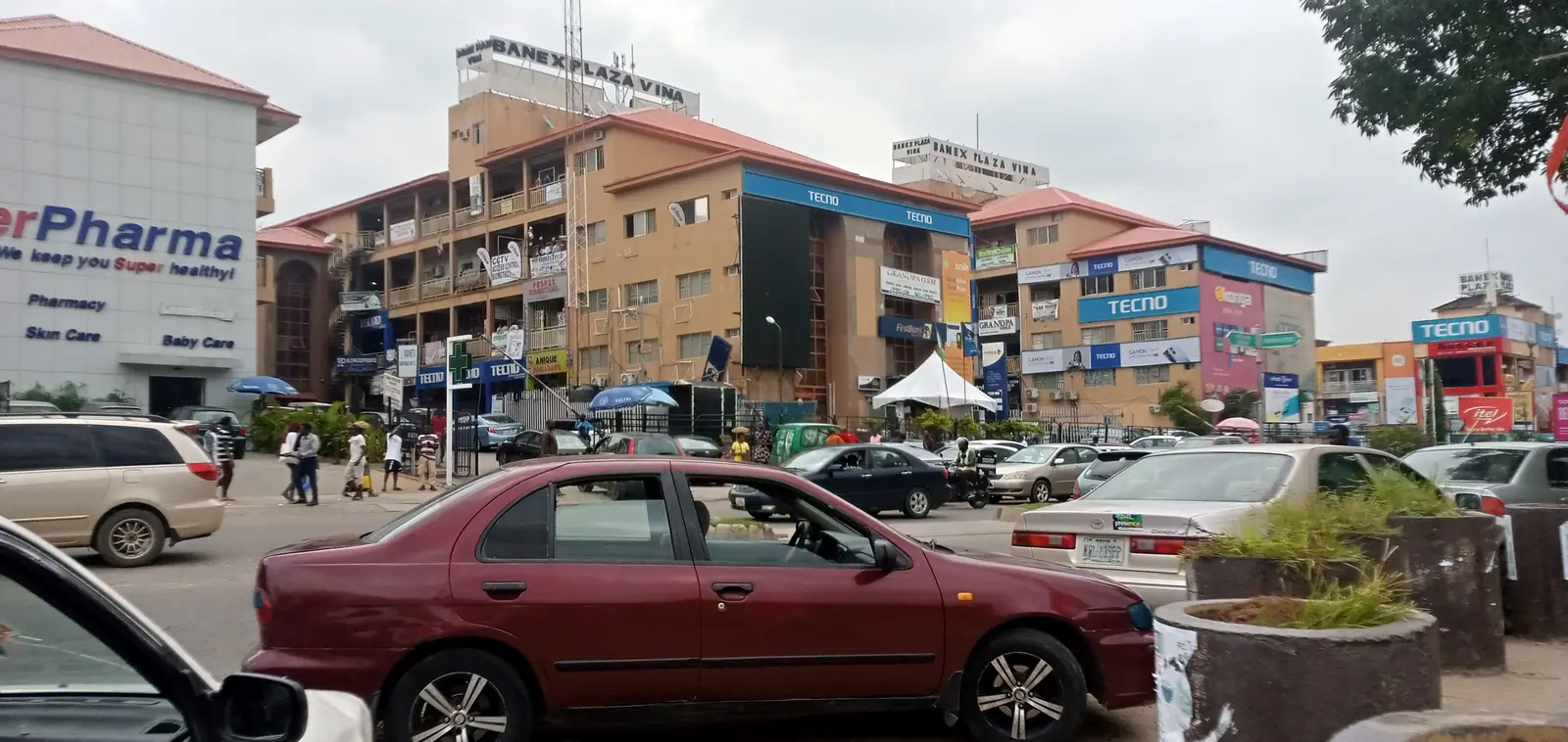 Banex Plaza shopping complex in Wuse II, Abuja